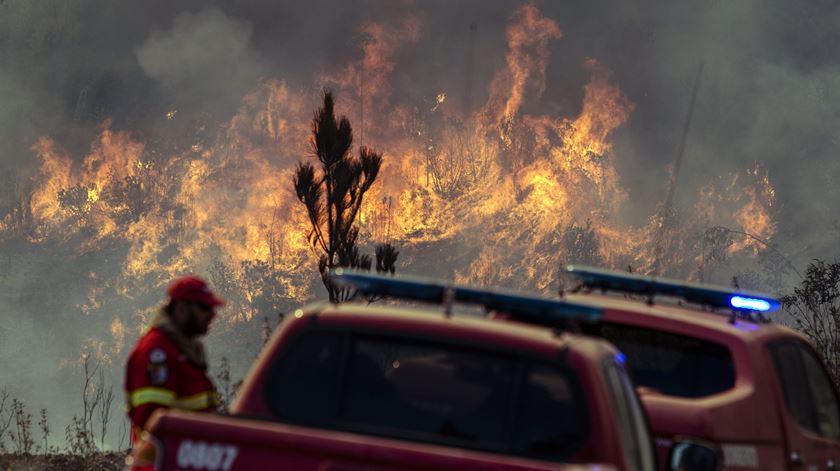 Incêndio em Monchique. Foto: Filipe Farinha/EPA