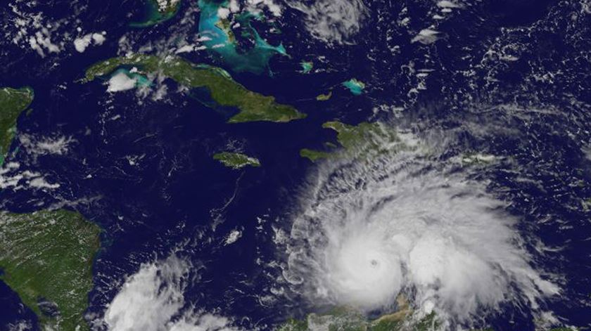 Furacão “Matthew”. Foto: EPA/NASA / NOAA GOES Project