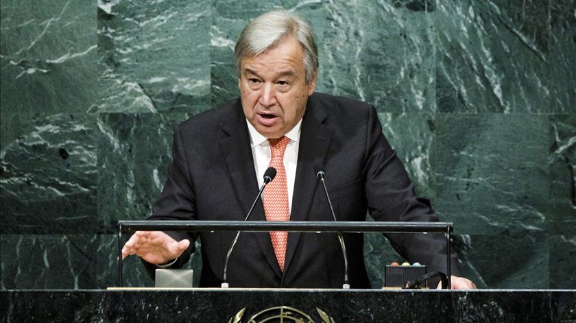 Antonio Guterres aclamado secretario-geral da ONU .Foto: Justin Lane/EPA