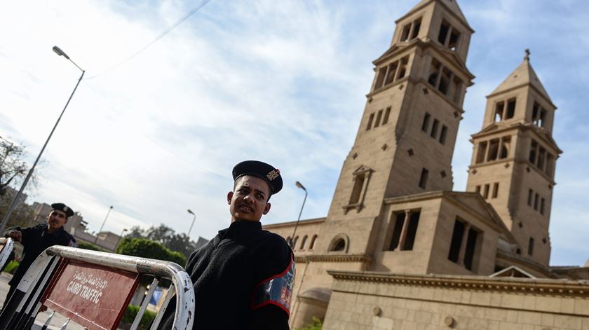 Catedral copta de São Pedro no Cairo. Foto: Mohamed Hossam/EPA