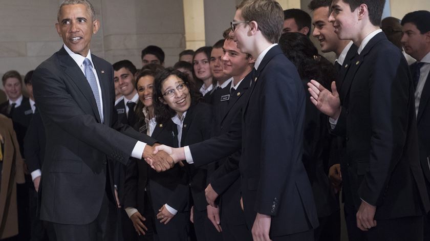 Obama foi ao Congresso. Foto: Kevin Dietsch/EPA