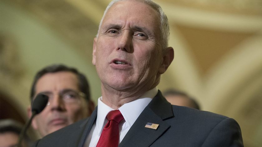 Mike Pence no congresso .Foto: Michael Reynolds/EPA