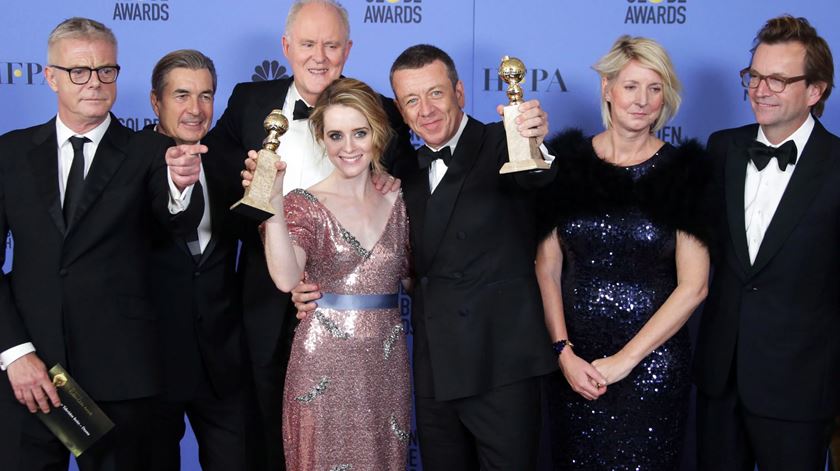 Equipa da série "The Crown". Foto: EPA