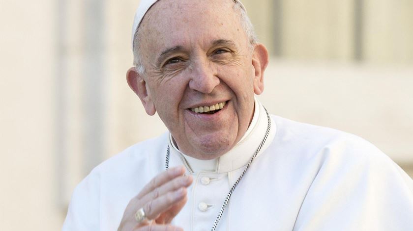 Papa Francisco no Vaticano no dia 1 de Março de 2017 durante uma audiencia geral . Foto: OSSERVATORE ROMANO/EPA