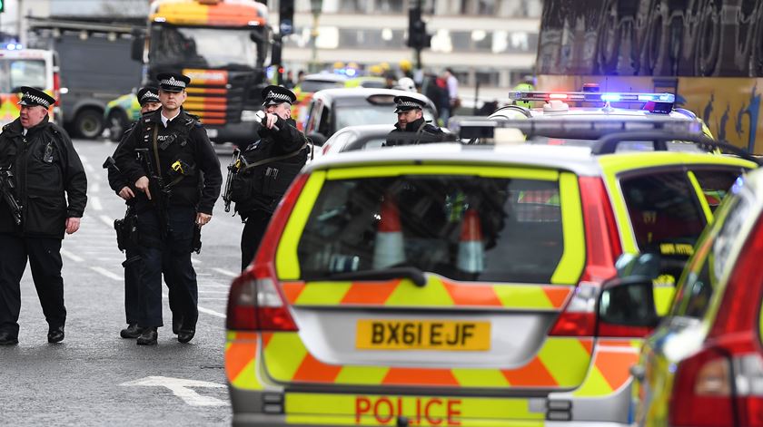 Westminster - londres - ataques - 22-03-2017 - Foto: Andy Rain/EPA
