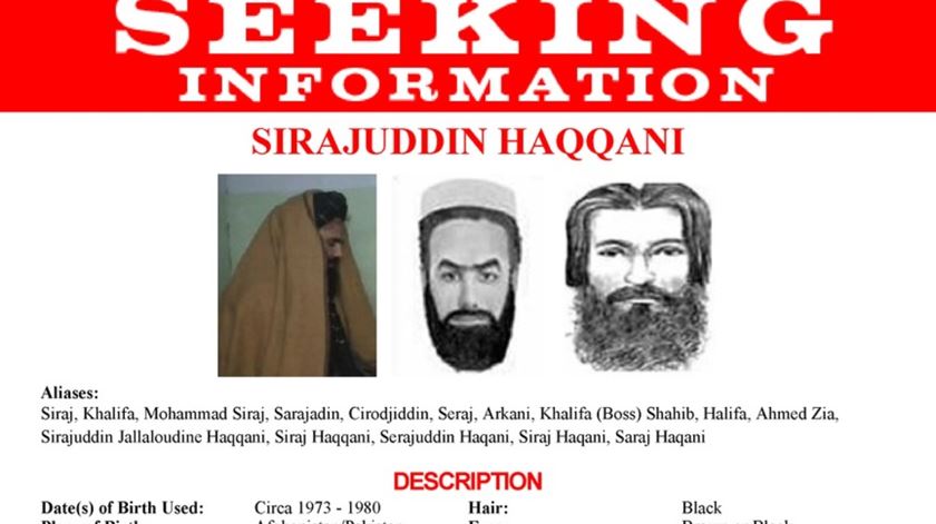 Sirajuddin Haqqani é procurado pelos EUA, que oferecem cinco milhões de dólares por informação que conduza à sua detenção. Foto: DR