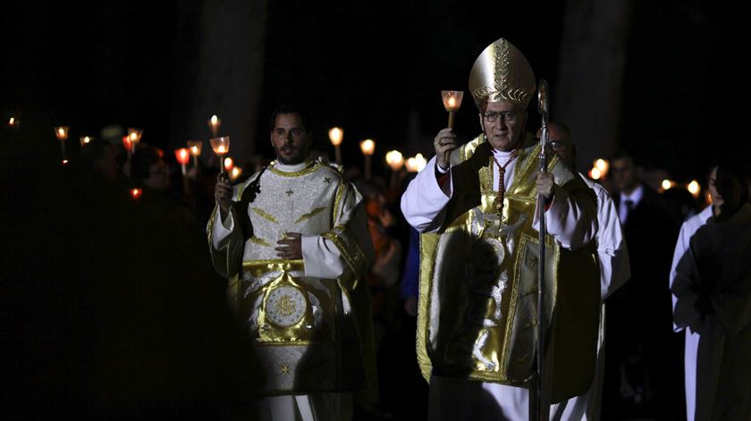 Secretário de Estado do Vaticano, Pietro Parolin, em Fátima. Foto: Paulo Cunha/Lusa