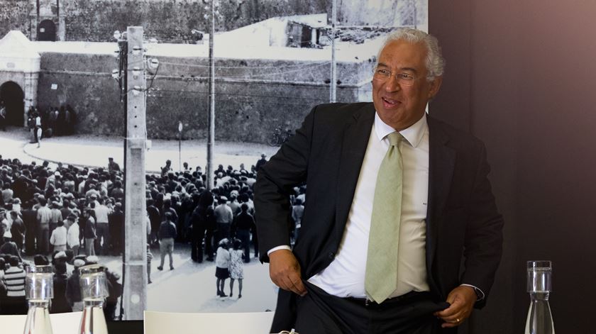 Antonio Costa durante o Conselho de Ministros na Fortaleza de Peniche Foto: Paulo Cunha/Lusa