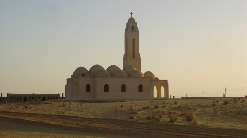 Mosteiro de São Samuel, o Confessor, em Minya, para onde se dirigiam os peregrinos