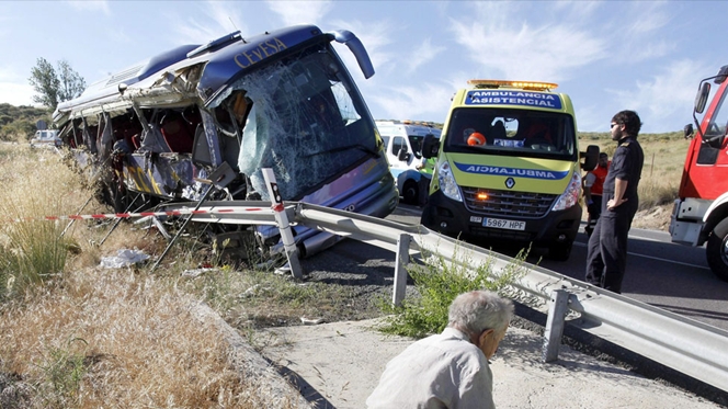 Detido condutor de autocarro acidentado em Espanha Detido condutor de autocarro acidentado em Espanha