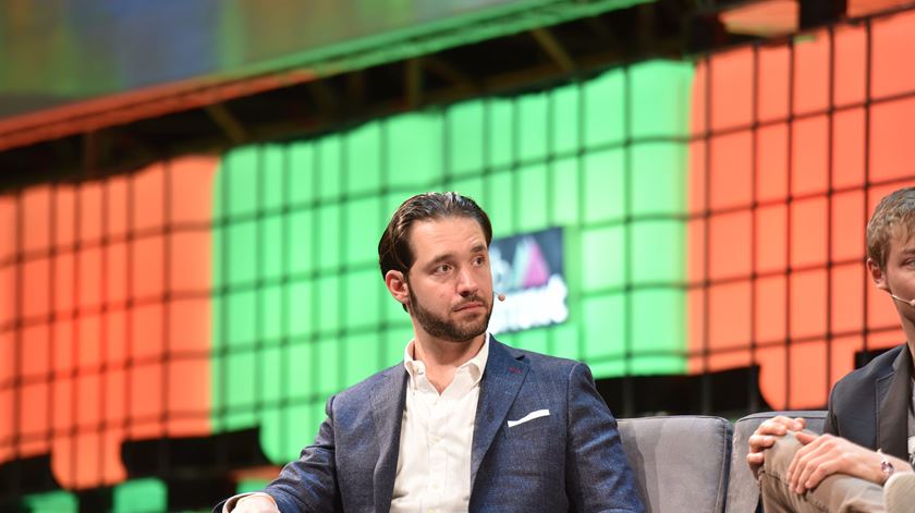 Alexis Ohanian foi um dos oradores do palco principal da Web Summit. Foto: DR