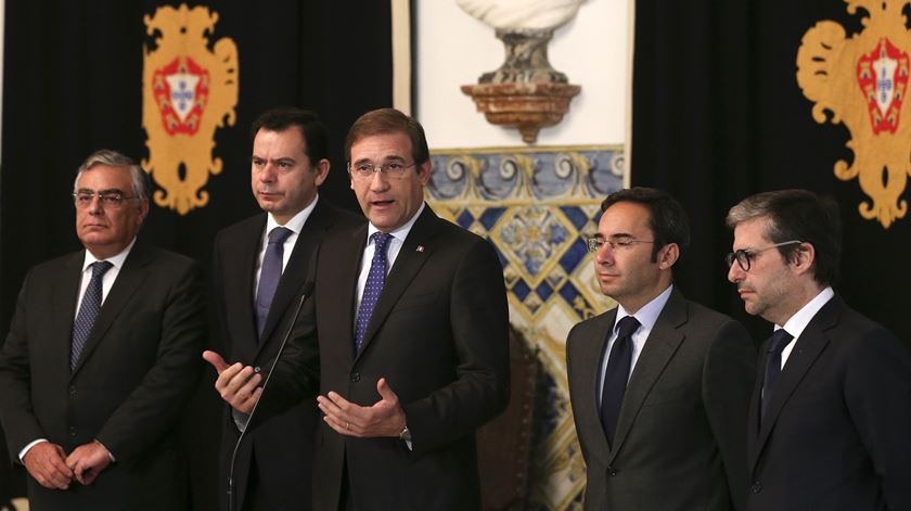 Passos Coelho, belem, audiencia. Foto:Manuel de Almeida/ Lusa