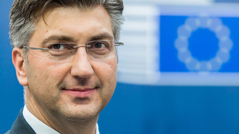 Andrej Plenkovic, primeiro-ministro da Croácia. Foto: Stephanne de Sakutin/EPA