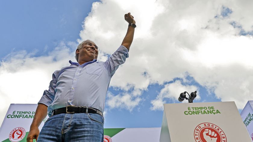 António Costa em Vizela. Foto: Lusa