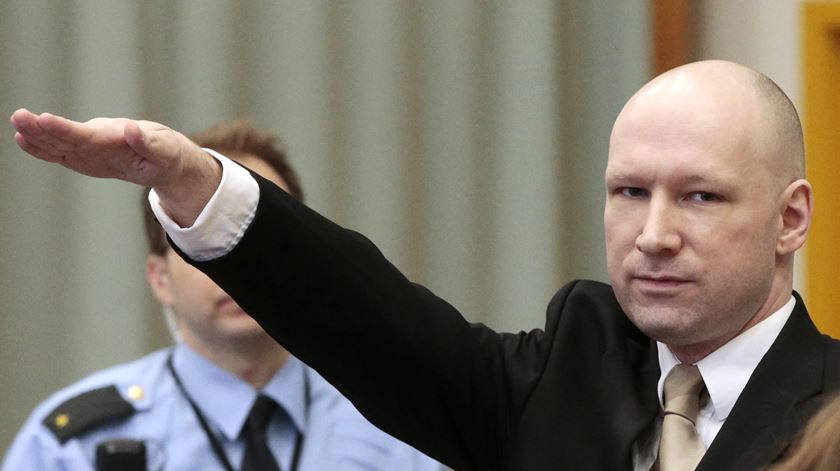 Anders Breivik, noruega. Foto: Lise Aserud/ EPA