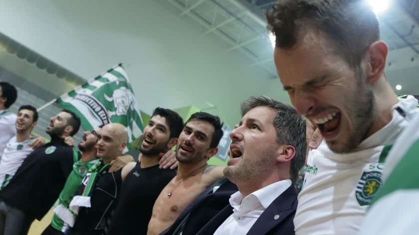 O Sporting é campeão de Andebol nas duas últimas temporadas Foto: Manuel de Almeida/Lusa