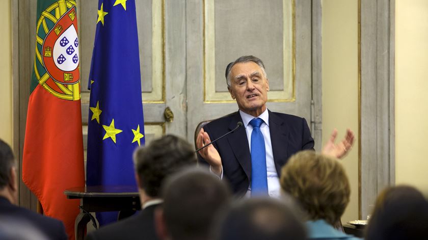 Cavaco Silva na Cotec, em Roma. Foto: Luís Filipe Catarino/Presidência da República