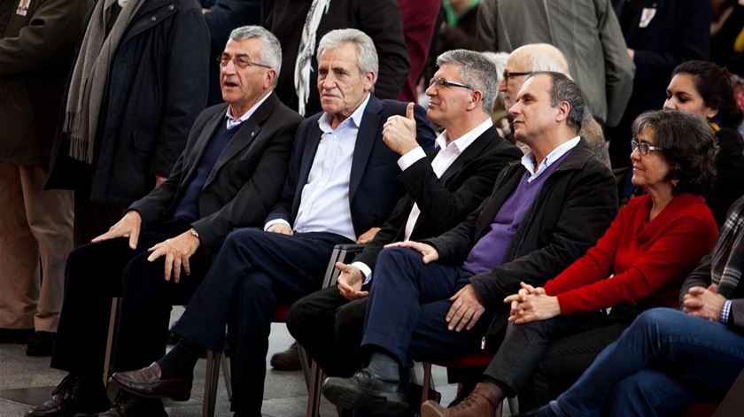 17 janeiro 2016  - comicio do partido comunista portugues pcp de apoio a candidatura a presidencia da republica de edgar silva - Foto: Joana Bourgard