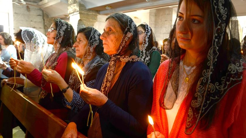 Cristãos na Síria já são apenas 2% da população. Foto: Omar Alhayali/EPA