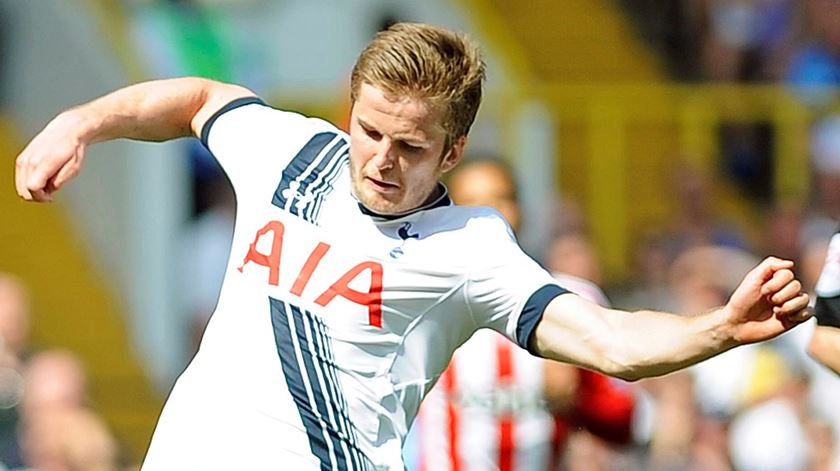 Formado no Sporting, Eric Dier transferiu-se para o Tottenham Foto: Gerry Penny/EPA Formado no Sporting, Eric Dier transferiu-se para o Tottenham Foto: Gerry Penny/EPA