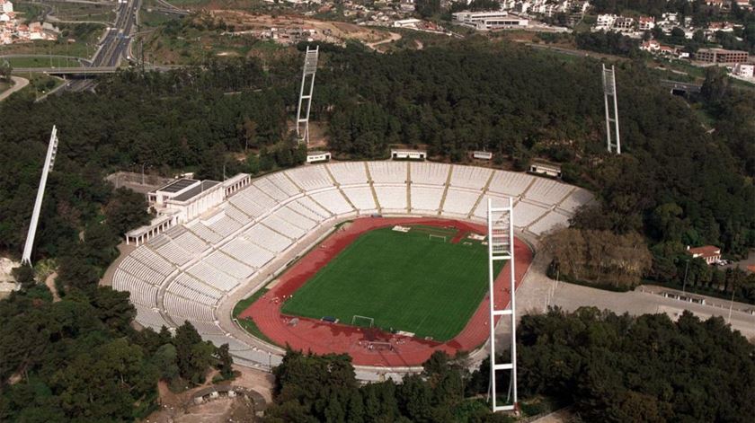 Jamor recebe a Taça de Portugal ainda antes da final. Foto: Lusa