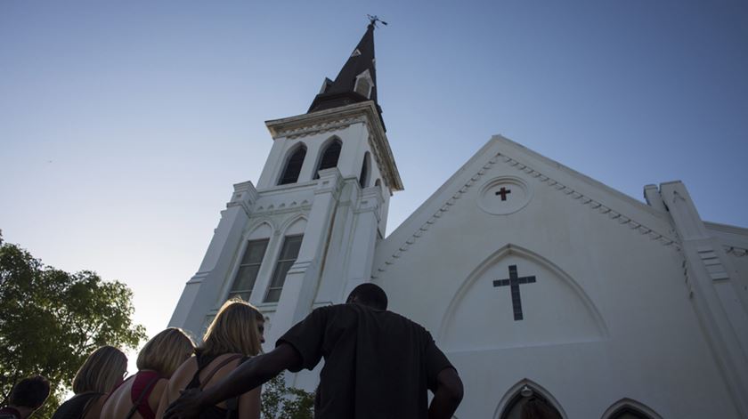 Estados Unidos, tiroteio, Charleston, Carolina do Sul Foto: John Taggart/EPA