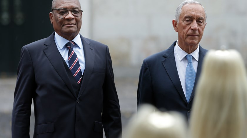 O Presidente da República de São Tomé, Evaristo Carvalho, iniciou na segunda-feira uma visita oficial de uma semana a Portugal. Foto: Tiago Petinga/Lusa