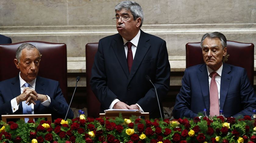 E Marcelo ocupa agora a cadeira de Presidente da República. Foto: António Cotrim/Lusa