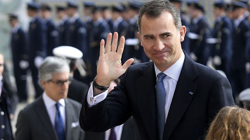 Felipe VI, Rei de Espanha, recebeu um convite pessoal de Marcelo para marcar presença nas cerimónias de tomada de posse. Foto: Miguel A. Lopes/Lusa