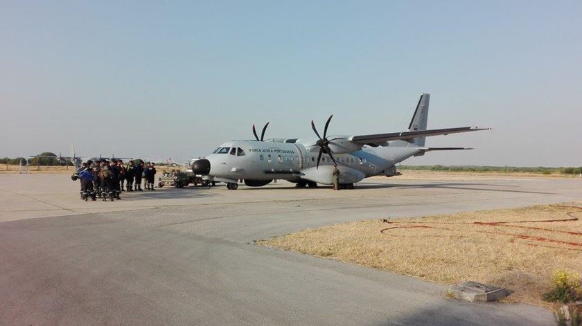 Partida da Força Aérea para combater os incêndios na Madeira. Foto: Força Aérea