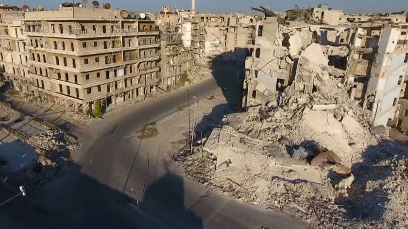 frame destruicao aleppo