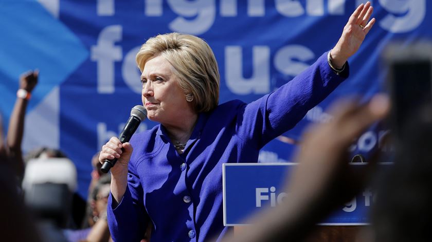 Hillary Clinton na Califórnia (07/06/16) Foto: Paul Buck/EPA