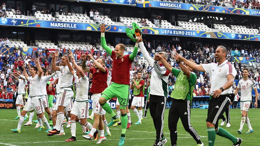 Hungria já tem lugar garantido nos oitavos-de-final. Foto: EPA