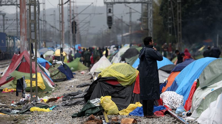 Campo de refugiados de Idomeni, 15 Março 2016 - foto: Sakis Mitrolidis/UE