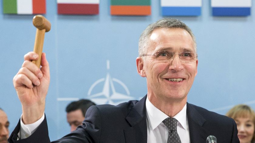 Jens Stoltenberg secretário geral da NATO Foto Stephanie Lecocq EPA