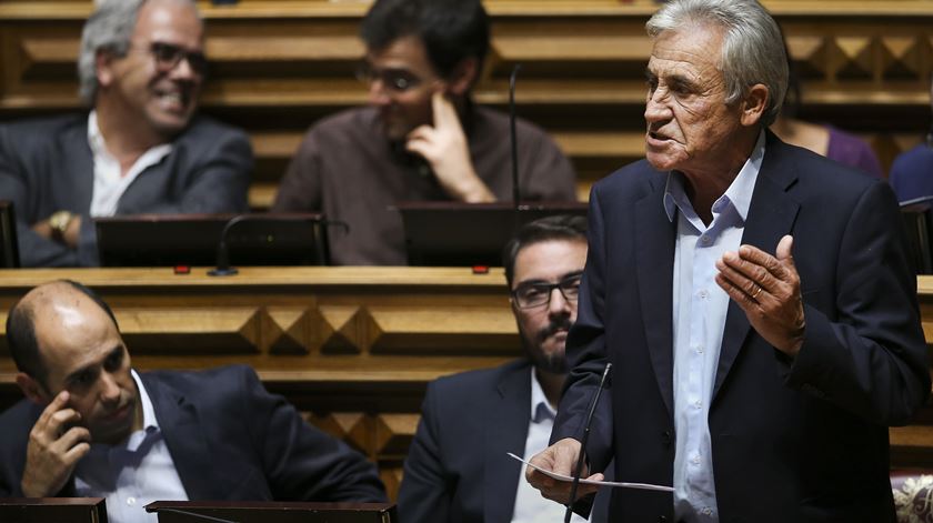 Partido de Jerónimo de Sousa contra descida da TSU dos empregadores. Foto: Mário Cruz/Lusa