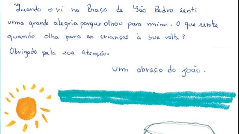 A carta de João, de Portugal. Clique para ver maior