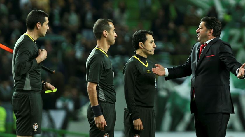 Jorge Sousa recebeu fortes queixas do Benfica. Foto: Manuel de Almeida/Lusa