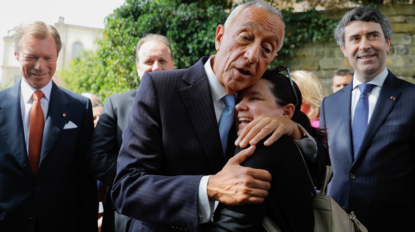 O Presidente termina aa visita ao Luxemburgo esta quinta-feira. Foto: João Relvas/Lusa