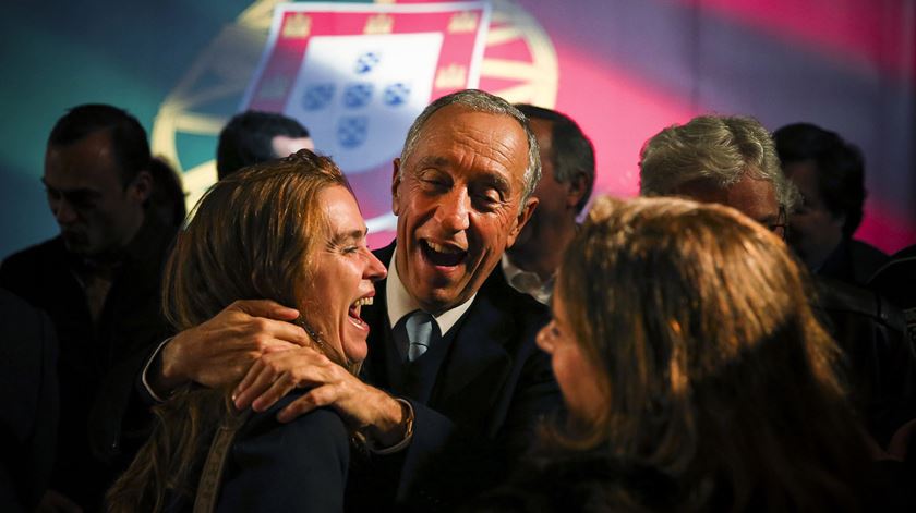 Marcelo Rebelo de Sousa em Mirandela, no arranque oficial da campanha para as eleições presidenciais. Foto: José Sena Goulão/Lusa