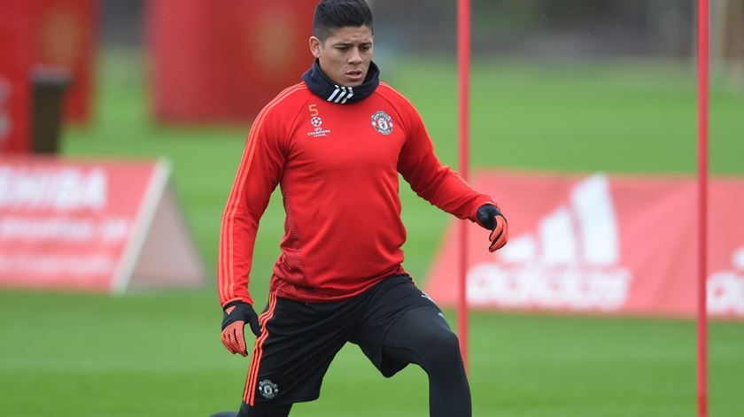 Transferência de Marcos Rojo para o United no epicentro do diferendo Sporting-Doyen. Foto: Peter Powell/EPA