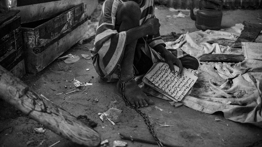 Mário Cruz fotografou as crianças talibés no Senegal