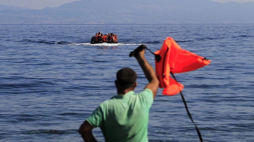 Grécia é uma das principais portas de entrada na Europa dos refugiados. Foto: EPA