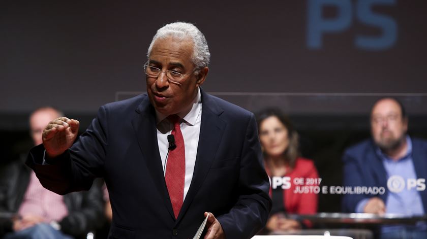 António Costa no Teatro São Luiz em Lisboa. Foto: Miguel A. Lopes/Lusa