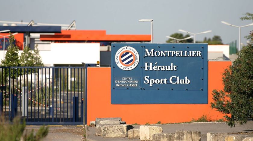 Oito jogadores e quatro elementos da estrutura do Montpellier testaram positivo à Covid-19. Foto: Montpellier HSC