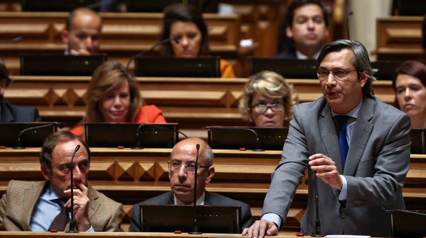 Nuno Magalhães discursa no Parlamento. Foto: Mário Cruz/Lusa