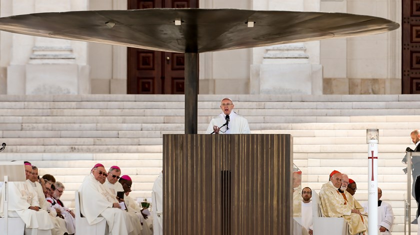 Na peregrinação do centenário das aparições, foi o próprio Papa Francisco a presidir às celebrações. Foto: José Sena Goulão/Lusa