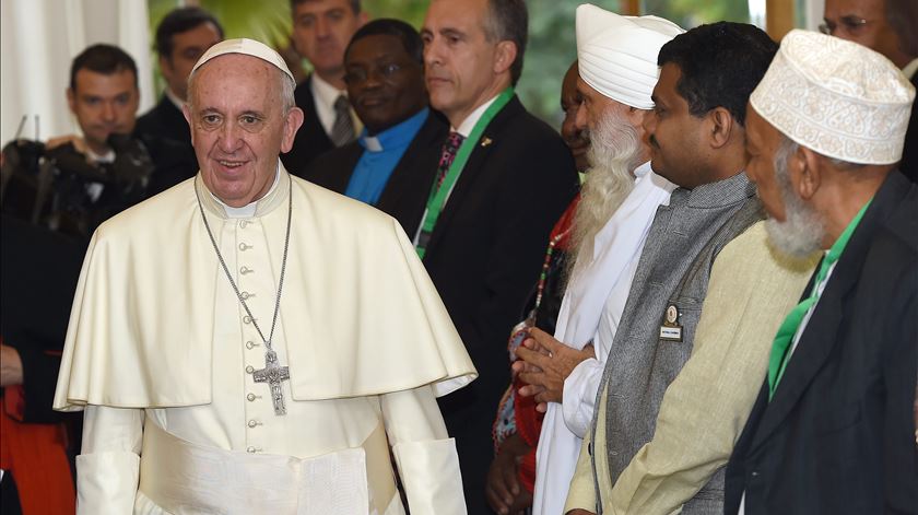 Papa no encontro ecumenico