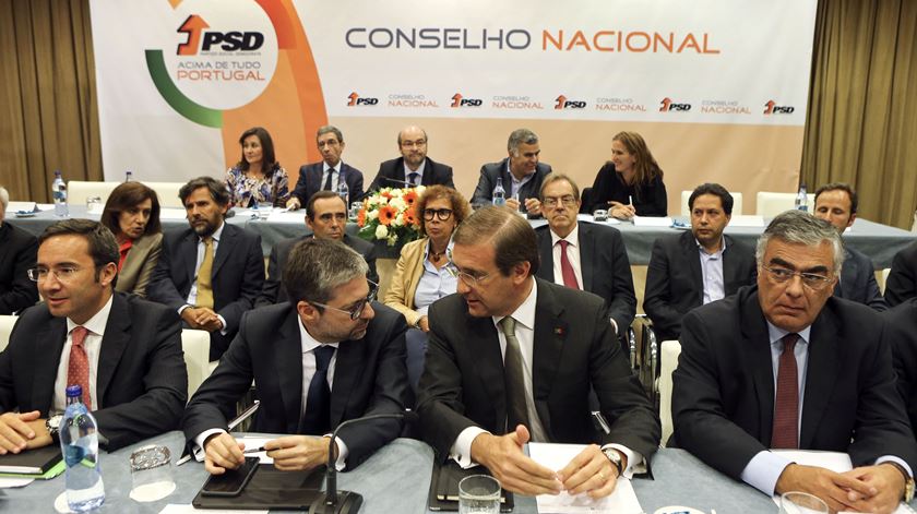 Passos Coelho Conselho Nacional PSD fotoLusa