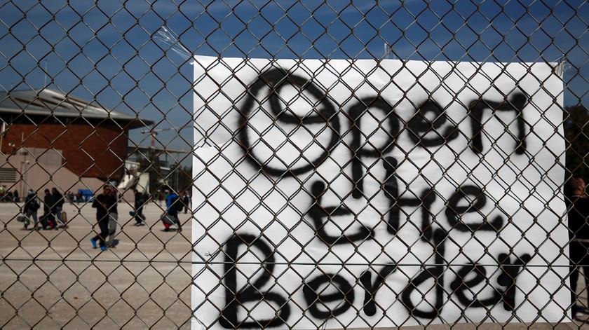 Centro de acolhimento de refugiados de Eleonas, Grécia. Foto: Yorgos Karahalis, UE, 2015